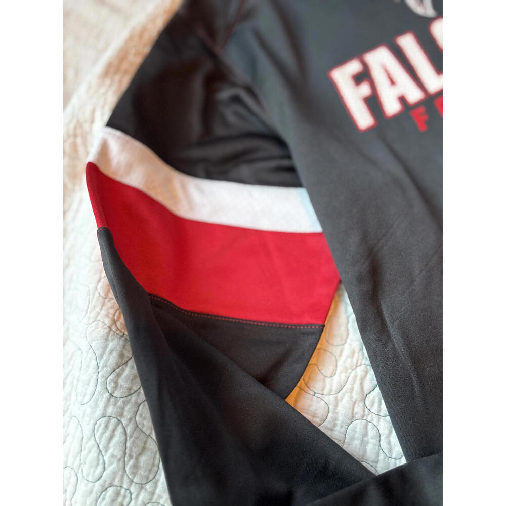 NFL Falcons Football Men's Black Hoodie‎ Size XL #406 - Picture 4 of 6